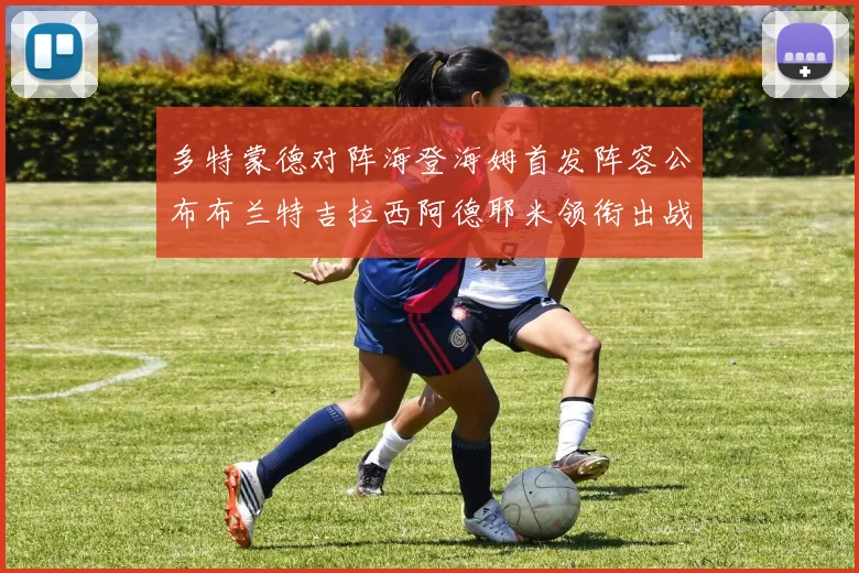 多特蒙德对阵海登海姆首发阵容公布布兰特吉拉西阿德耶米领衔出战